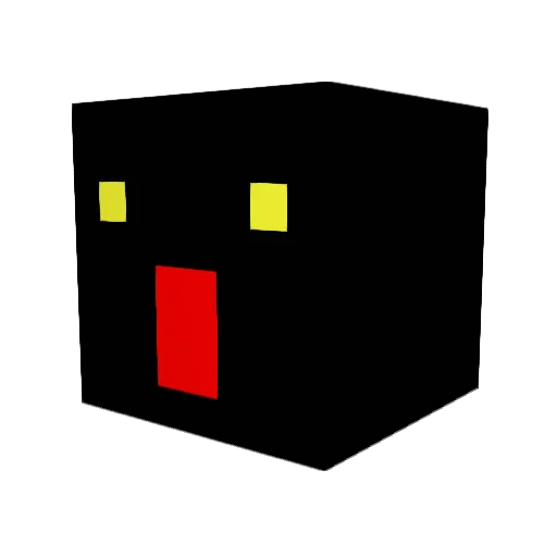 gslkay Minecraft avatar head, 3D render