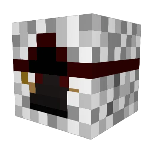 gsmachine Minecraft avatar head, 3D render