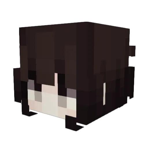 gsore Minecraft avatar head, 3D render