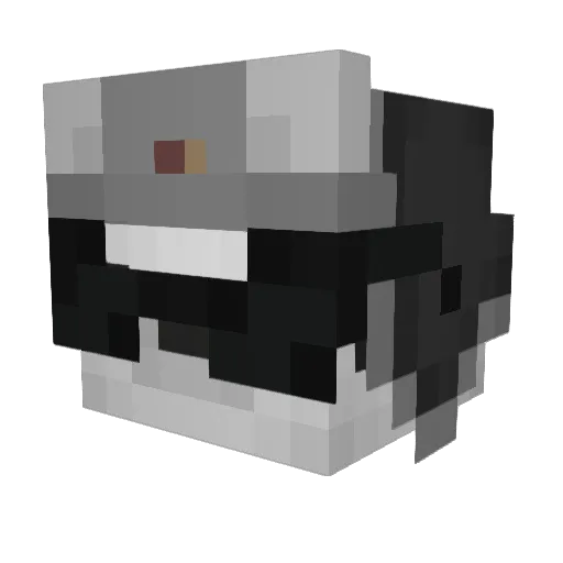 gsouxi Minecraft avatar head, 3D render