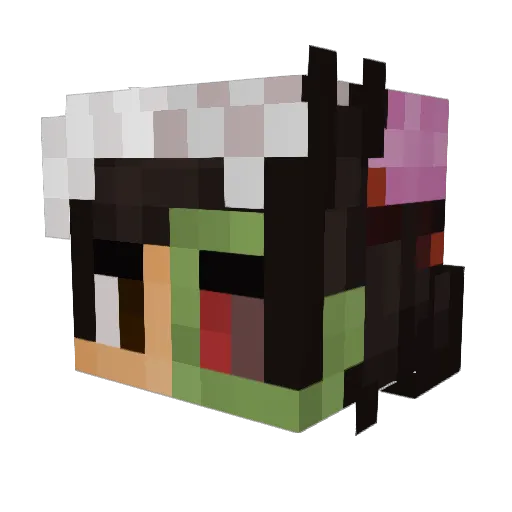 gspp Minecraft avatar head, 3D render