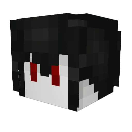 gsquizzie Minecraft avatar head, 3D render