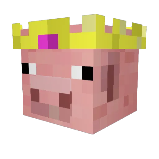 gtib13 Minecraft avatar head, 3D render