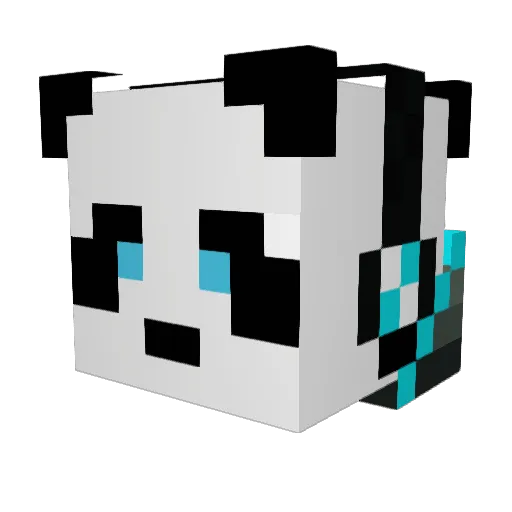 gtiger10 Minecraft avatar head, 3D render