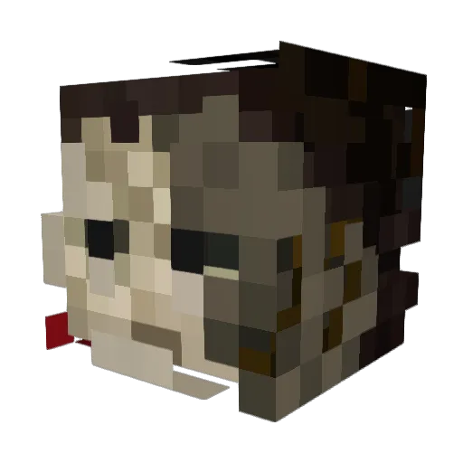 gtownking Minecraft avatar head, 3D render