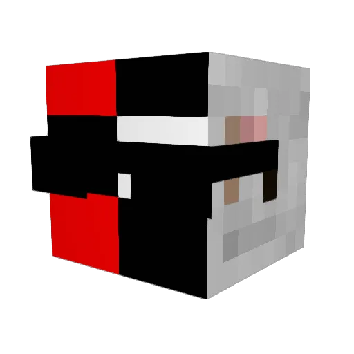 gtr5568 Minecraft avatar head, 3D render