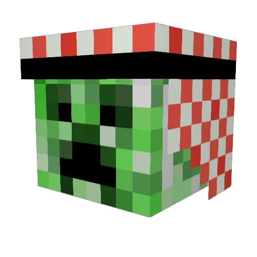 gts2015 Minecraft avatar head, 3D render