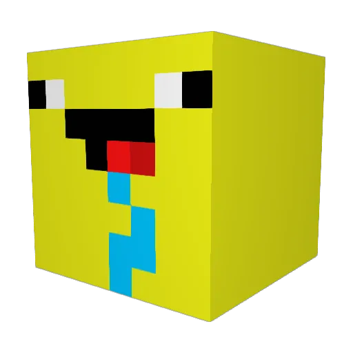 gtz79 Minecraft avatar head, 3D render