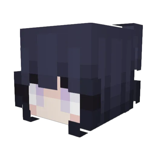 gtzarra Minecraft avatar head, 3D render