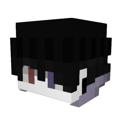 gu1zz Minecraft avatar head, 3D render