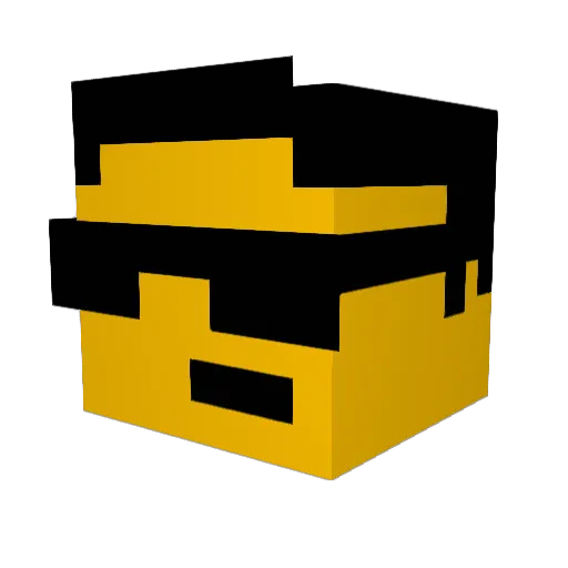 gu5842 Minecraft avatar head, 3D render