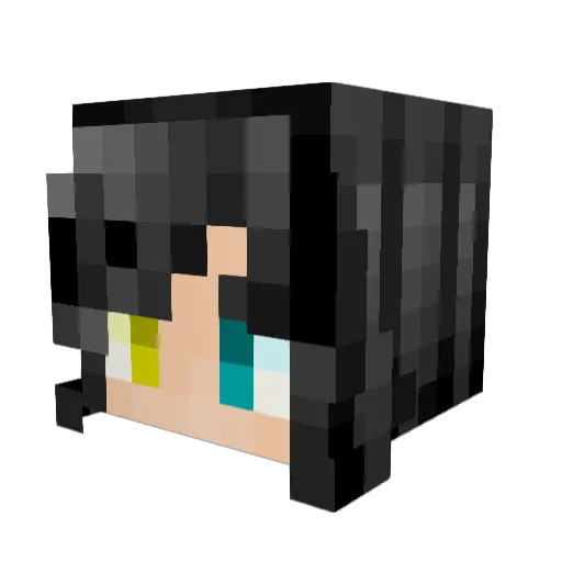 gu_wang12 Minecraft avatar head, 3D render