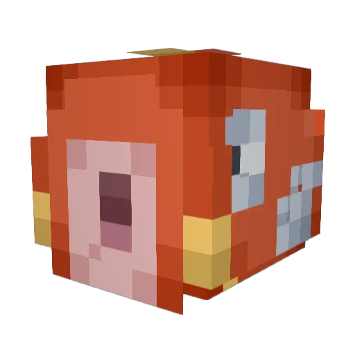 guackamole322 Minecraft avatar head, 3D render