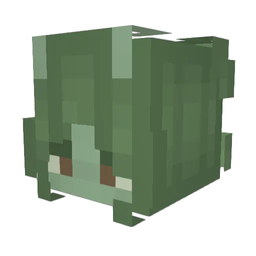 guaiavas Minecraft avatar head, 3D render