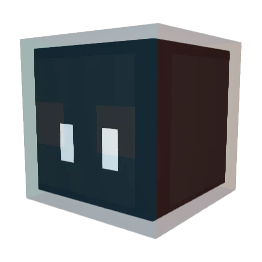 guanga02 Minecraft avatar head, 3D render