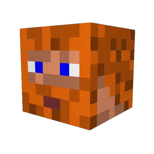 guar_from_abyss Minecraft avatar head, 3D render