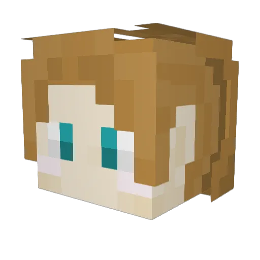 guar_guy Minecraft avatar head, 3D render