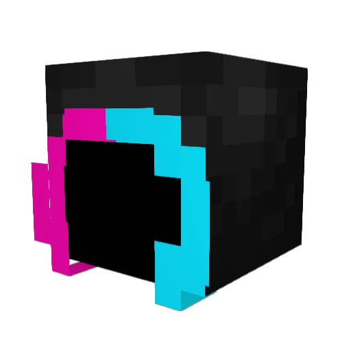 guardian60 Minecraft avatar head, 3D render