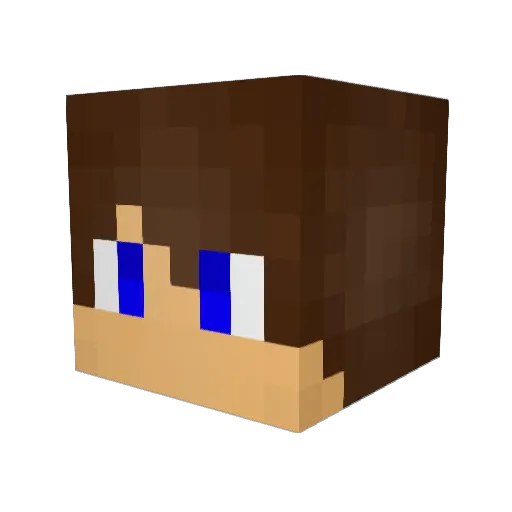 guavaminchi Minecraft avatar head, 3D render
