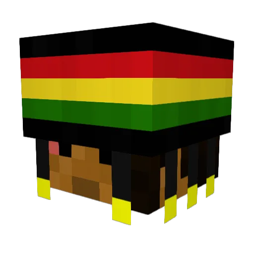 guaxinim_85 Minecraft avatar head, 3D render