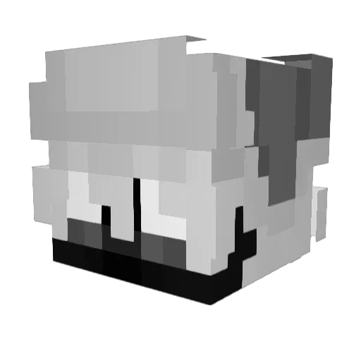gubascus Minecraft avatar head, 3D render