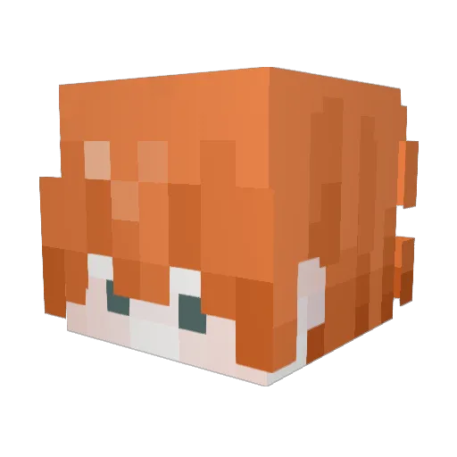 gubok56 Minecraft avatar head, 3D render