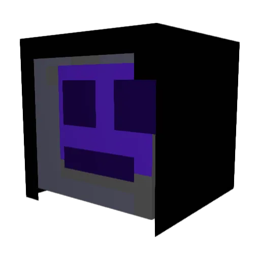 gubro Minecraft avatar head, 3D render
