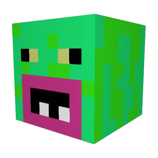 gubsther Minecraft avatar head, 3D render