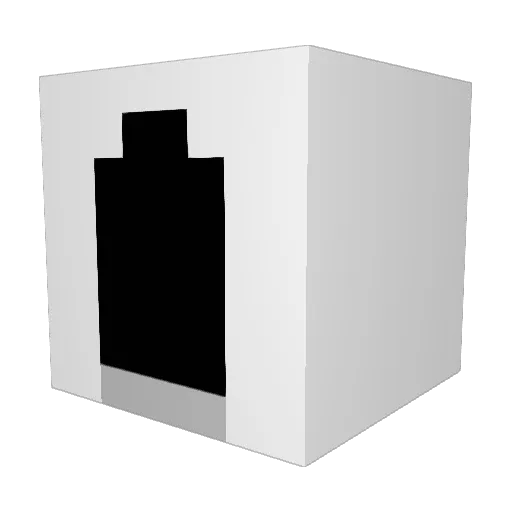 guccielefantucci Minecraft avatar head, 3D render