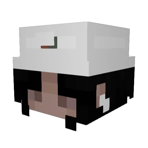guccinuts Minecraft avatar head, 3D render