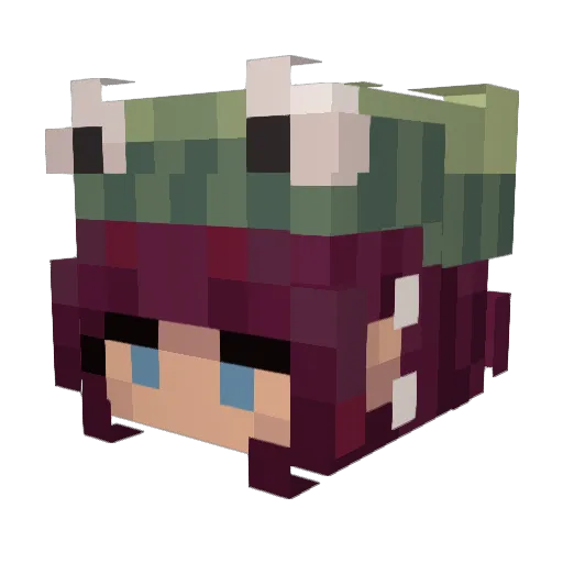 guccistefanucci Minecraft avatar head, 3D render