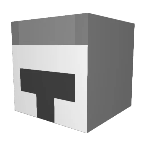 gucies Minecraft avatar head, 3D render