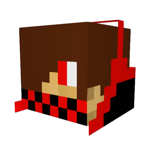 gucki99 Minecraft avatar head, 3D render