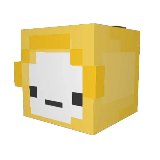 guda2525 Minecraft avatar head, 3D render