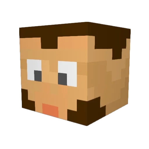 gudulalex14 Minecraft avatar head, 3D render