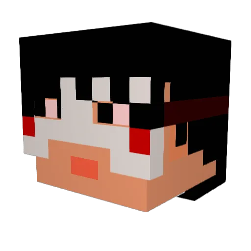 gudwn34 Minecraft avatar head, 3D render