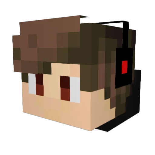 guelplayer1 Minecraft avatar head, 3D render