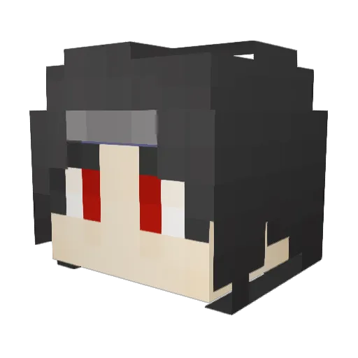 guenzzz Minecraft avatar head, 3D render