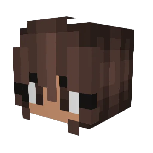 guerkchen_yolo Minecraft avatar head, 3D render