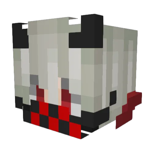 guesskid Minecraft avatar head, 3D render