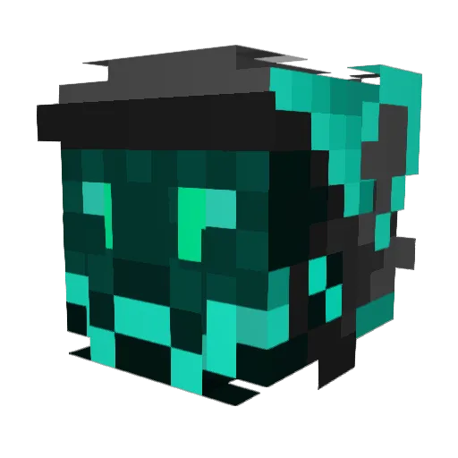 guessknot Minecraft avatar head, 3D render