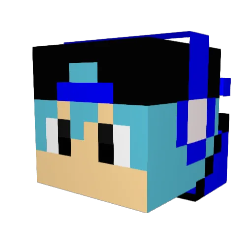 gufy5 Minecraft avatar head, 3D render