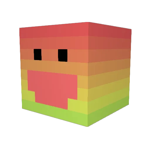 gug99 Minecraft avatar head, 3D render