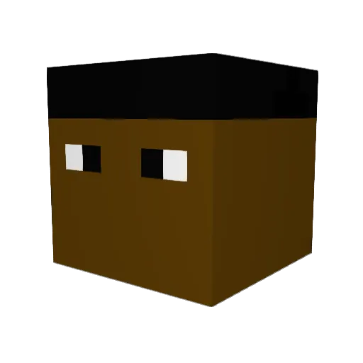 gugarcia Minecraft avatar head, 3D render