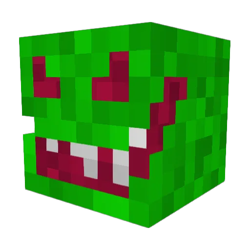 gugga_2 Minecraft avatar head, 3D render