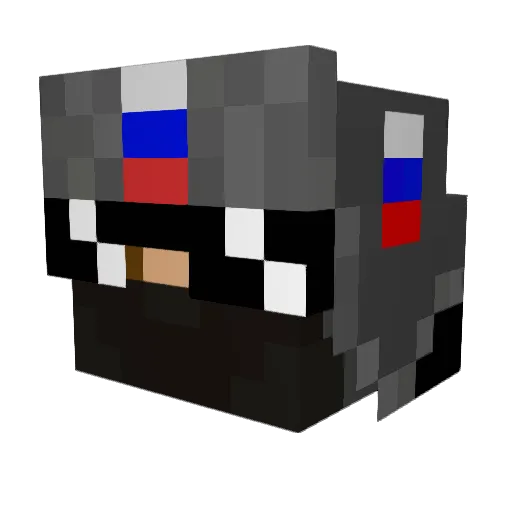 gugi408 Minecraft avatar head, 3D render