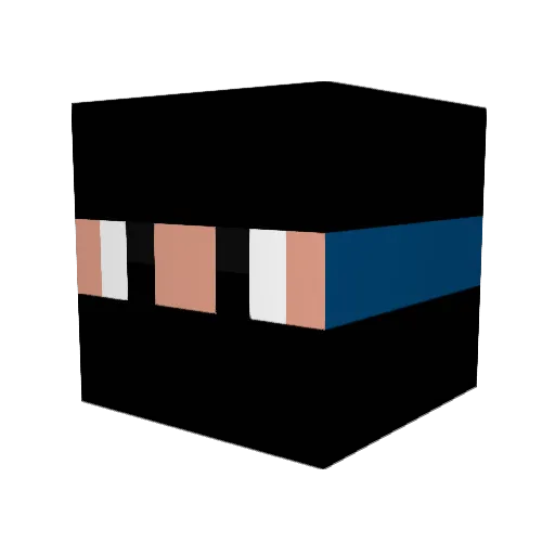 gui2948 Minecraft avatar head, 3D render