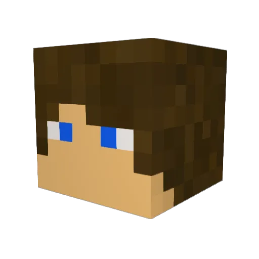 gui_lago Minecraft avatar head, 3D render