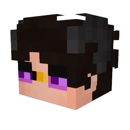 guiaton Minecraft avatar head, 3D render