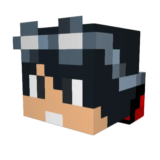 guibi153 Minecraft avatar head, 3D render